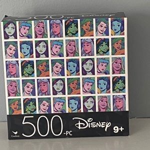 Disney princesses collage puzzle 500pc set